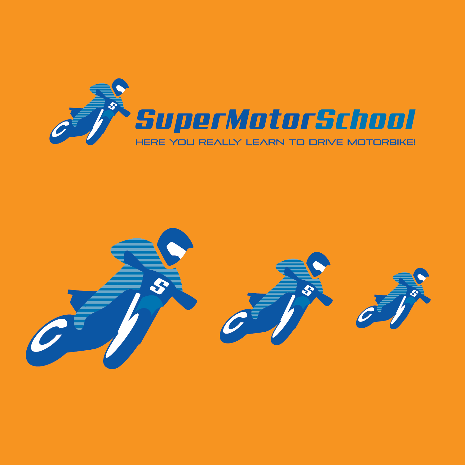 Logo Design by huyx87 for Supermotoschool BV | Design #16350631
