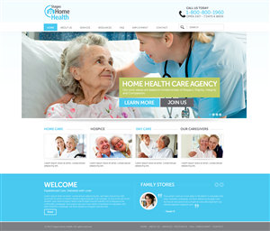 Design Wordpress par canvasdesigner pour Stages Home Health  | Design : #2676147