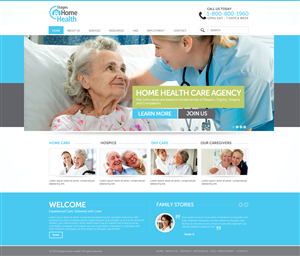 Design Wordpress par canvasdesigner pour Stages Home Health  | Design : #2676158