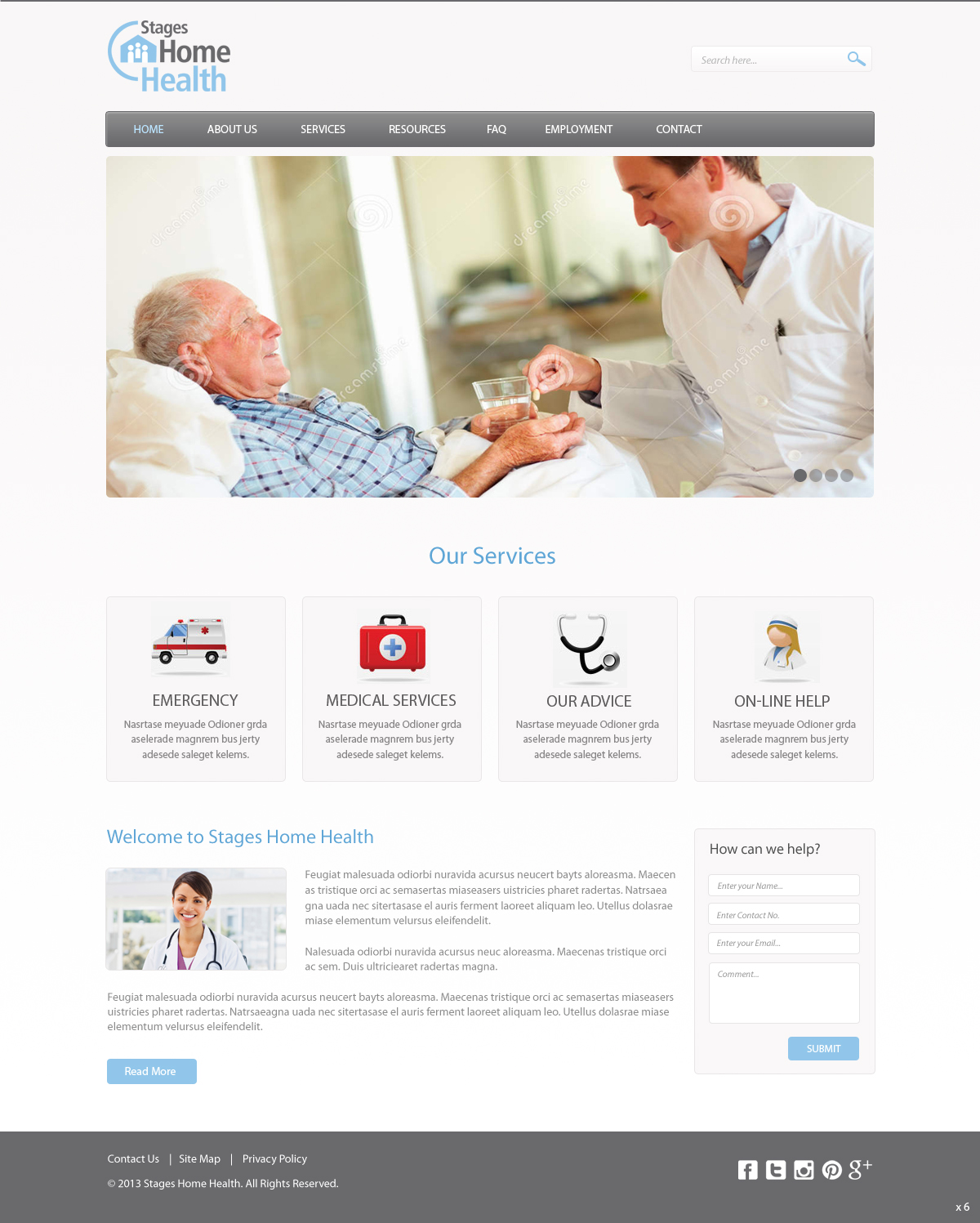 Design Wordpress par pb pour Stages Home Health  | Design #2673763