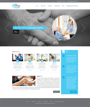 Wordpress Design by Empireweb for Stages Home Health  | Design #2688313