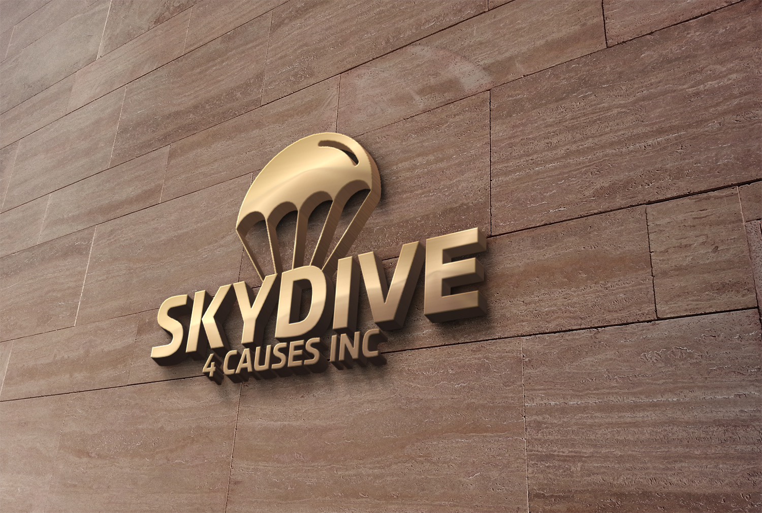 Diseño de Logo por rikeofficial para Skydive 4 Causes, Inc. | Diseño #16401679