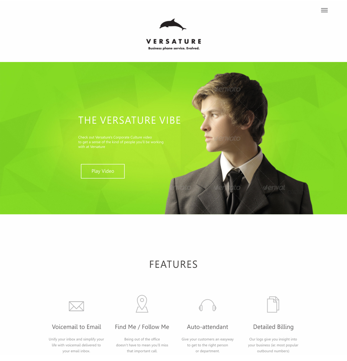 Landing Page Design by Silverfox Studio for this project | Design #2692066