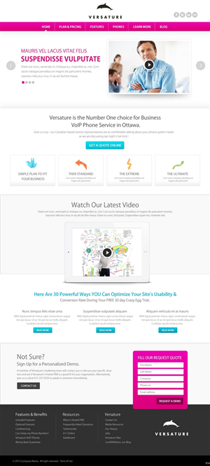 Landing Page-Design von pb für dieses Projekt | Design: #2658656