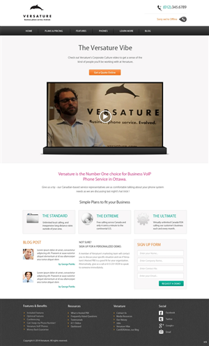 Landing Page-Design von pb für dieses Projekt | Design: #2665863