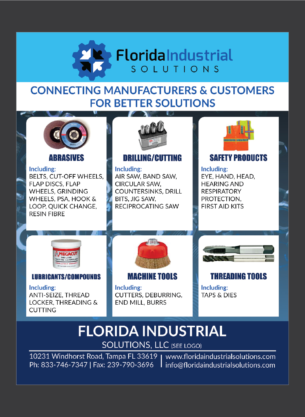 Flyer Design by Deziners Zone for Florida Industrial Solutions | Design #16279476