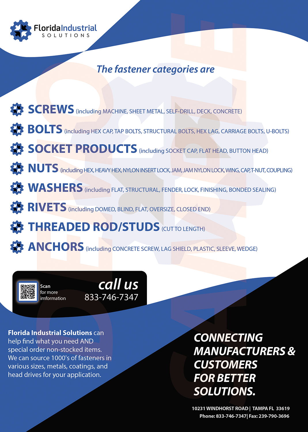 Flyer Design by TheBrainwiz for Florida Industrial Solutions | Design #16270847