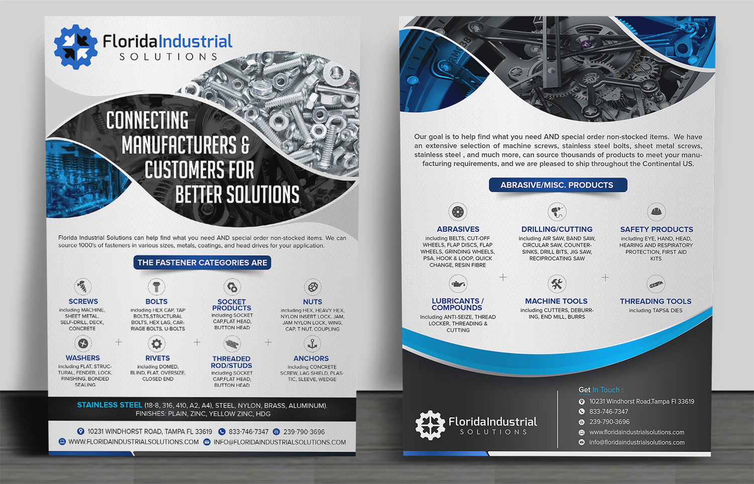 Flyer Design by SAI DESIGNS for Florida Industrial Solutions | Design #16301605