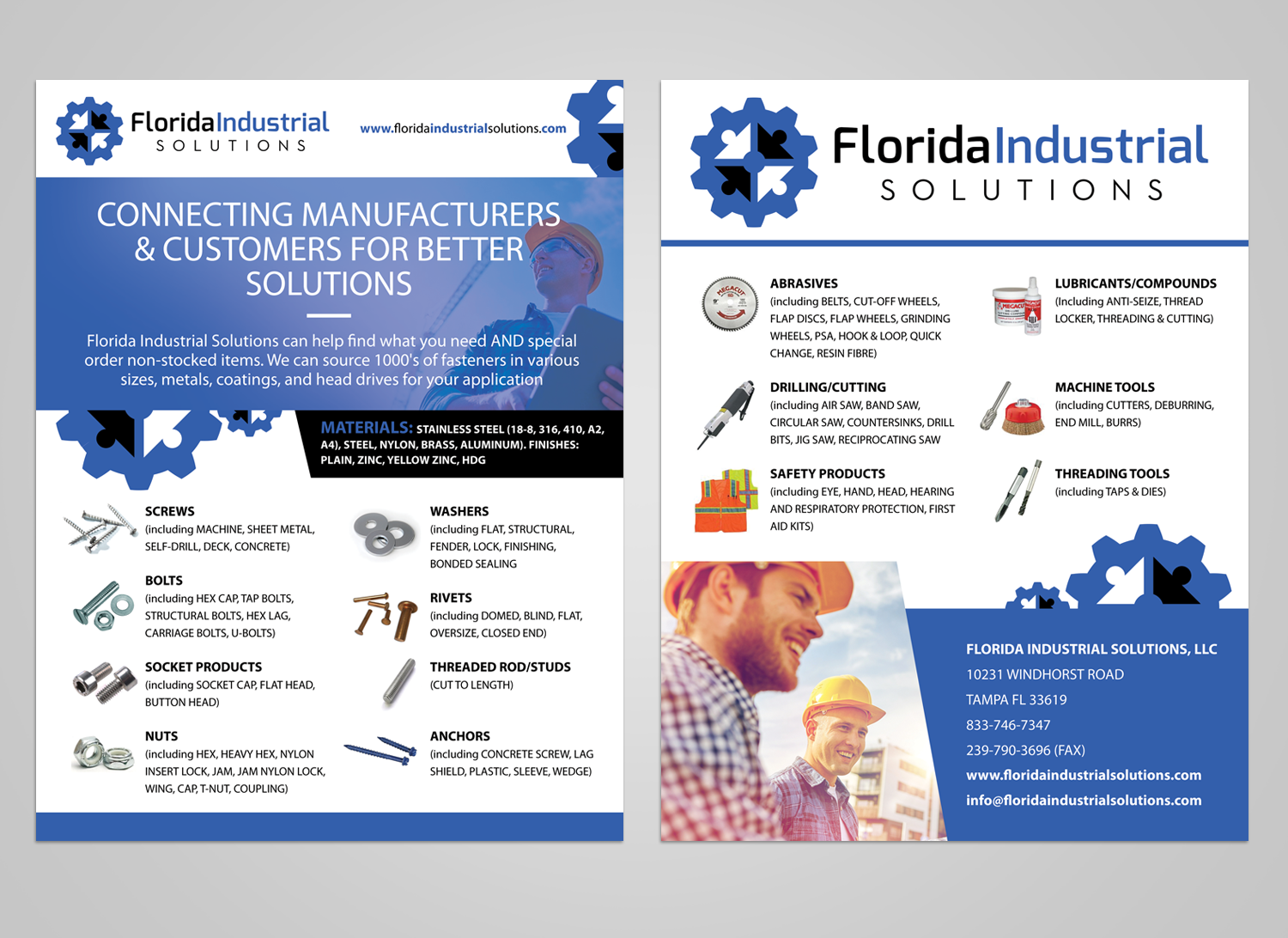 Flyer Design by Taya Bright for Florida Industrial Solutions | Design #16305655