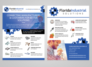 Diseño de Flyer por Taya Bright para Florida Industrial Solutions | Diseño #16305655