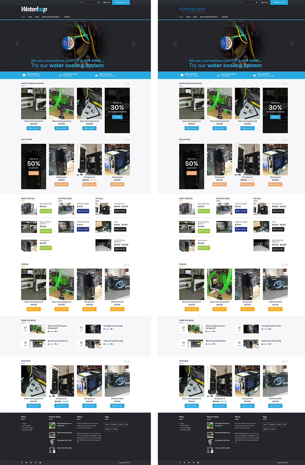 Web Design by 21.owl for waterloop.com.au | Design #16884651