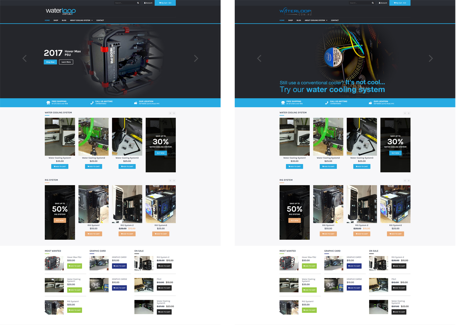 Web-Design von 21.owl für waterloop.com.au | Design #16906226