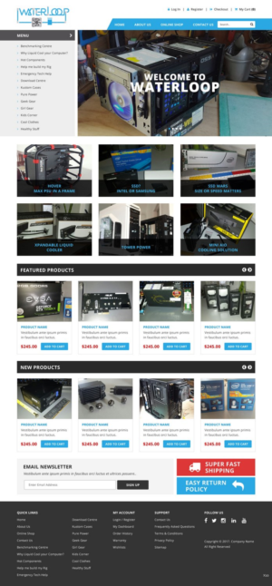 Web Design by pb for waterloop.com.au | Design: #16308007