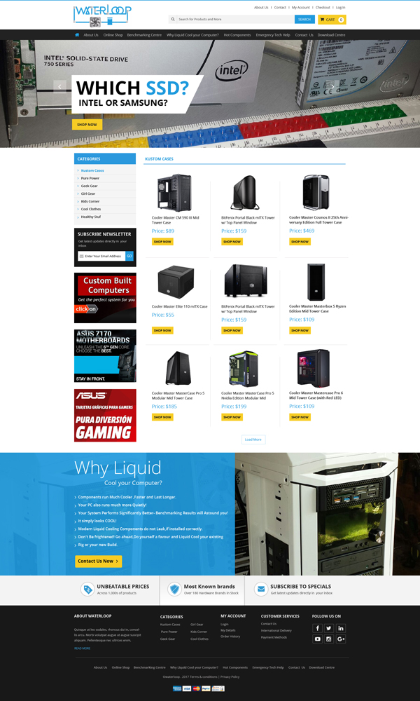Web Design by Himanshi10 for waterloop.com.au | Design #16280874