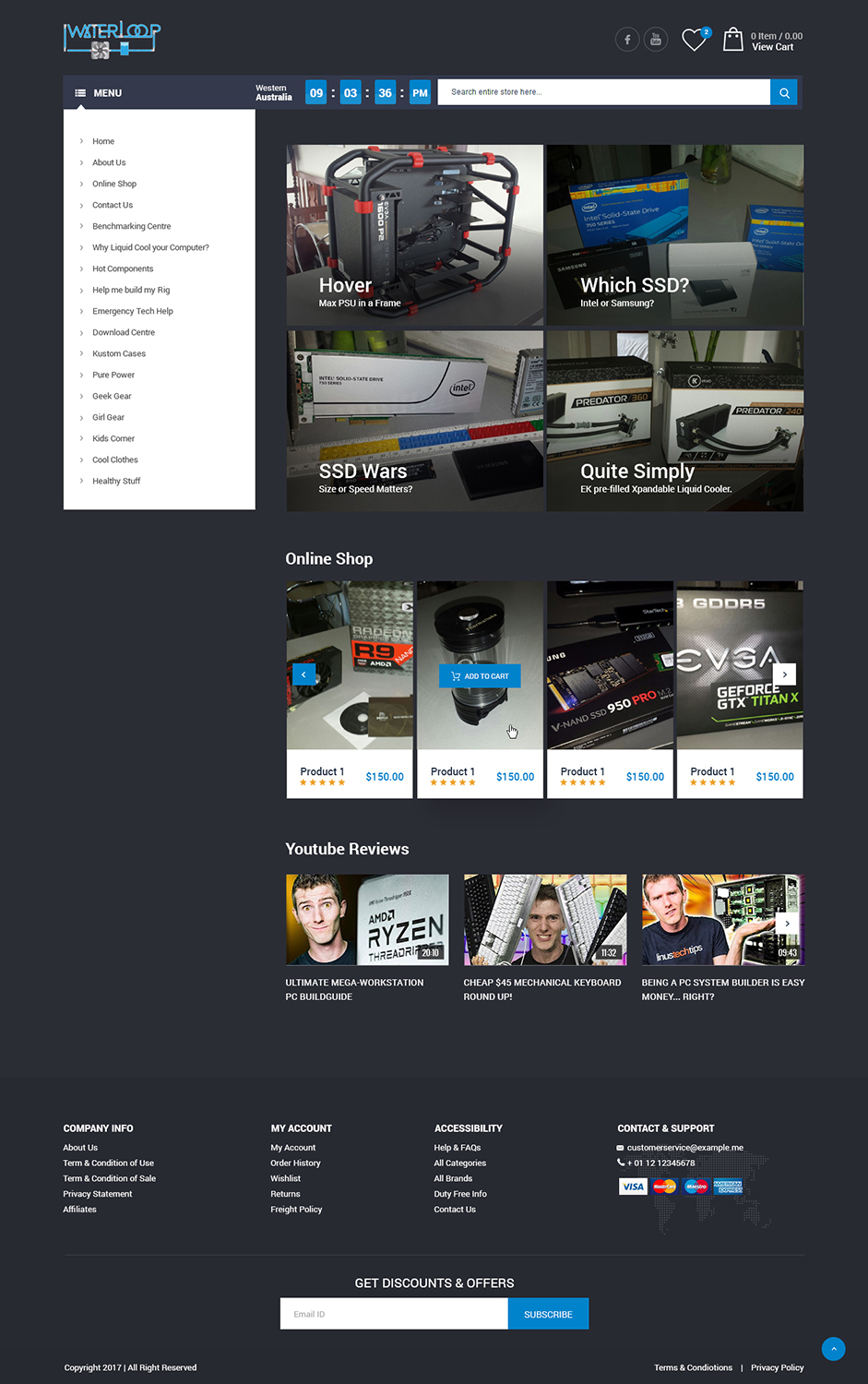 Web Design by syrwebdevelopment for waterloop.com.au | Design #16370749