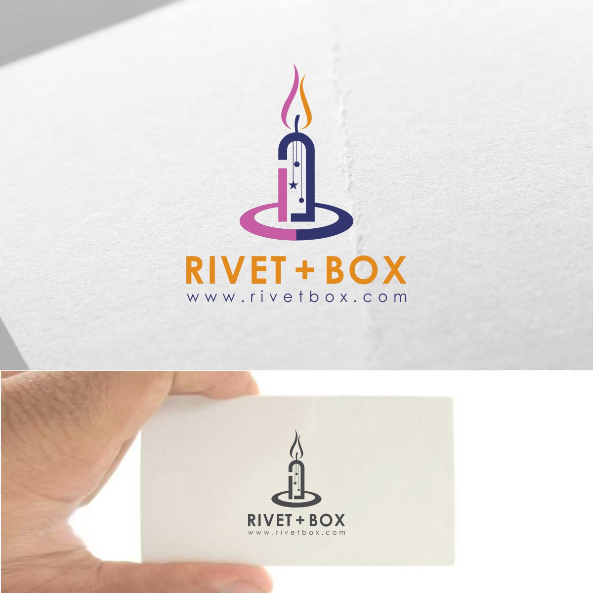 Logo Design by e-graphics for Rivet + Box | Design #16278686