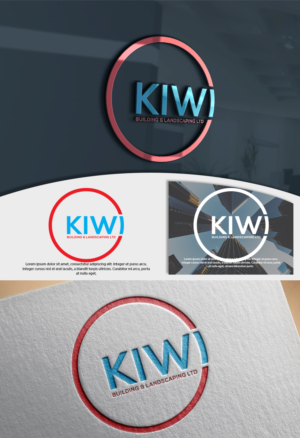 Logo Design by Renewable for Kiwi Building & Landscaping Ltd | Design: #16283563