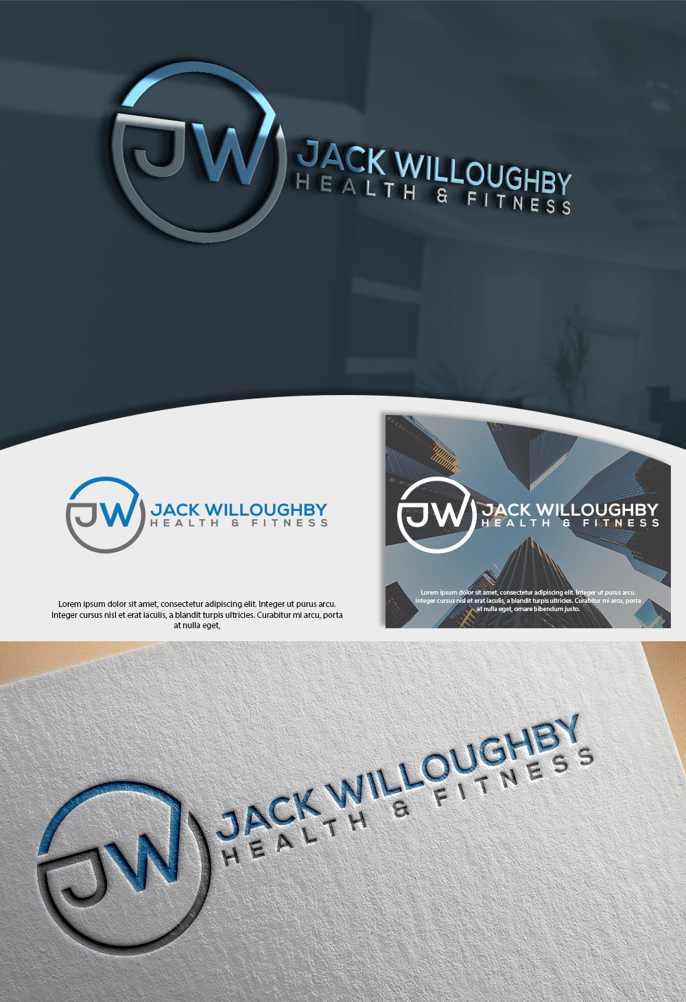 Logo Design by Renewable for Jack Willoughby Health & Fitness | Design #16305388