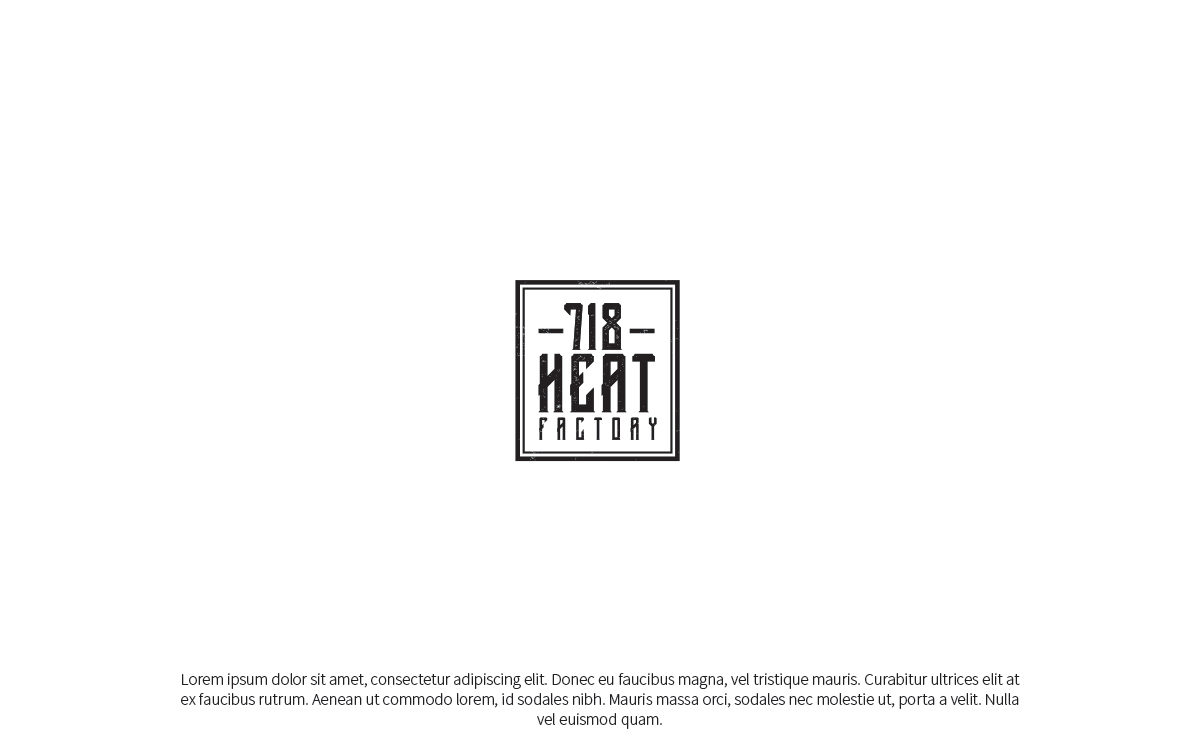 Diseño de Logo por Designoid para 718 Heat Factory, LLC | Diseño: #16294522