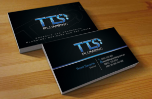 Business card design and logo for plumbing bussiness | Business Card Design by Hardcore Design