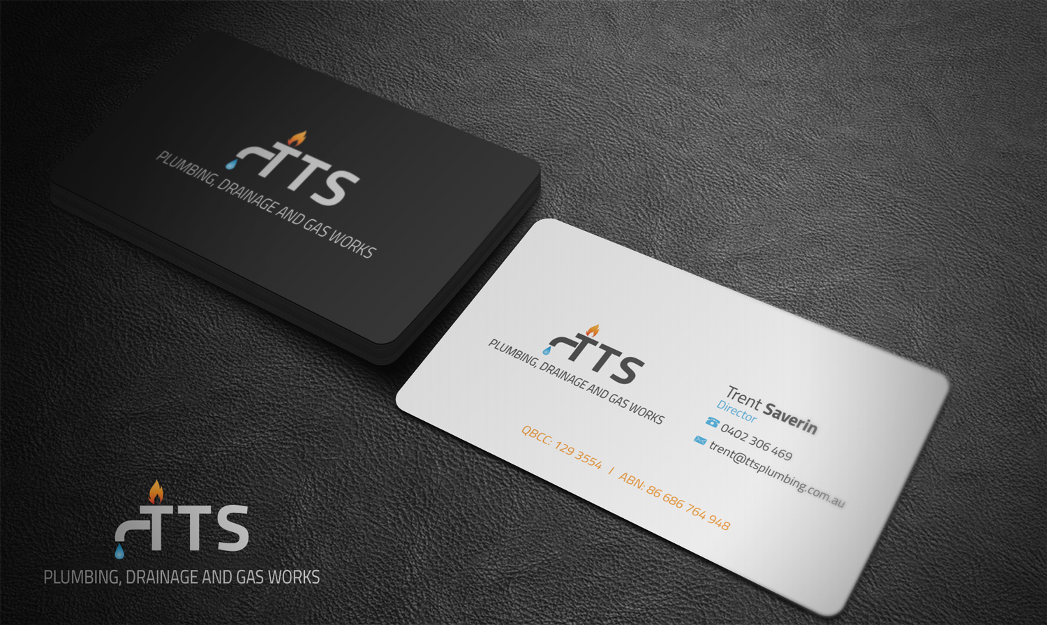 Visitenkarten-Design von Riz' für TTS Plumbing and Drainage | Design #16287262