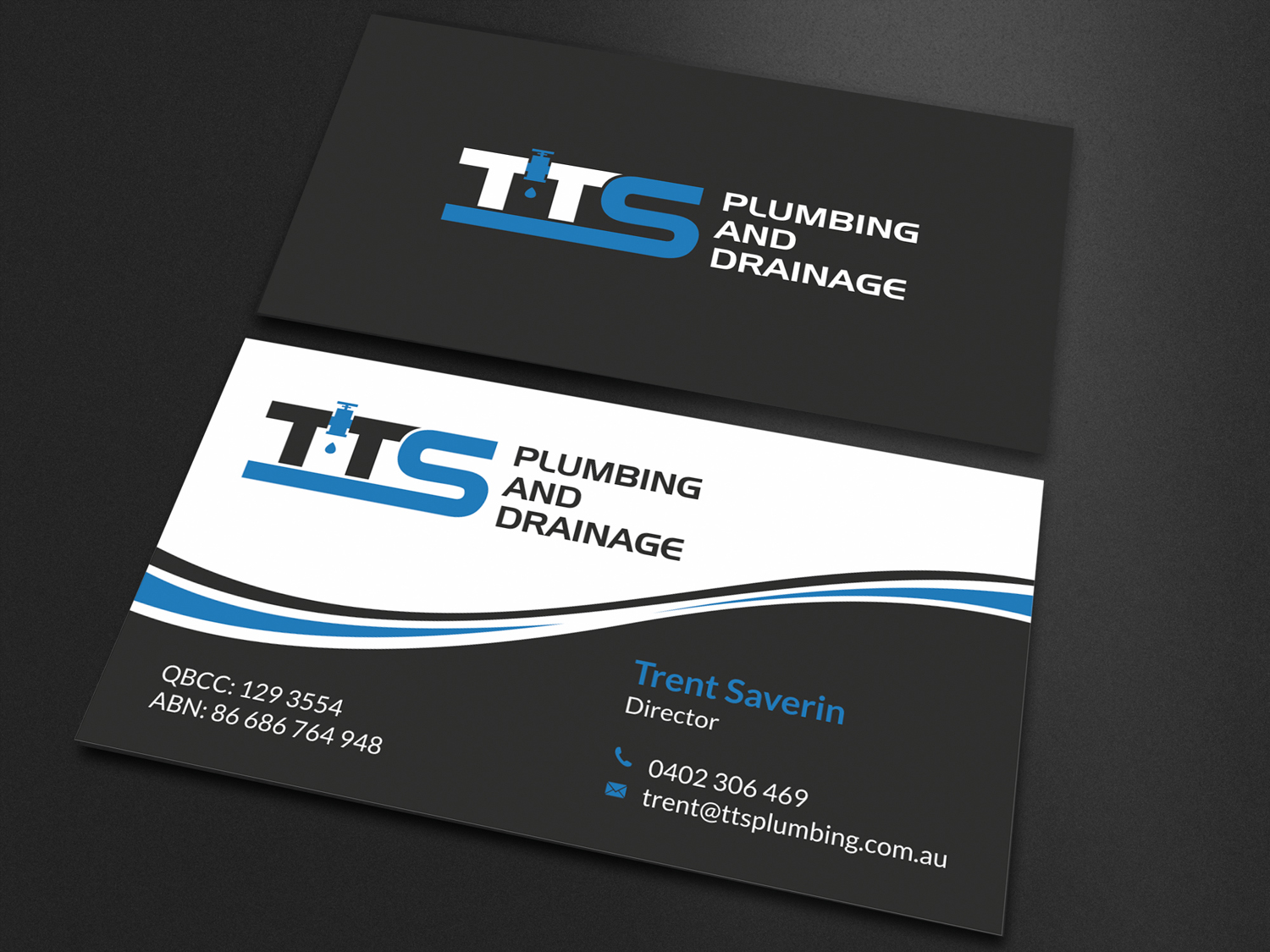 Visitenkarten-Design von SKYdesign für TTS Plumbing and Drainage | Design #16321979