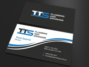 Visitenkarten-Design von SKYdesign für TTS Plumbing and Drainage | Design: #16321981