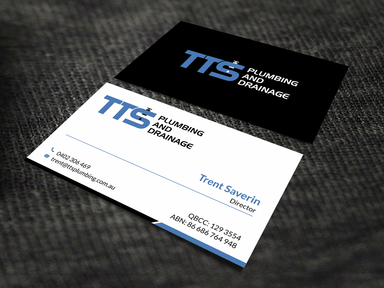Business Card Design by SKYdesign for TTS Plumbing and Drainage | Design #16321986