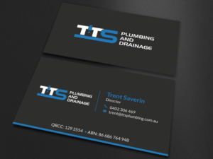 Business Card Design by SKYdesign for TTS Plumbing and Drainage | Design: #16321993