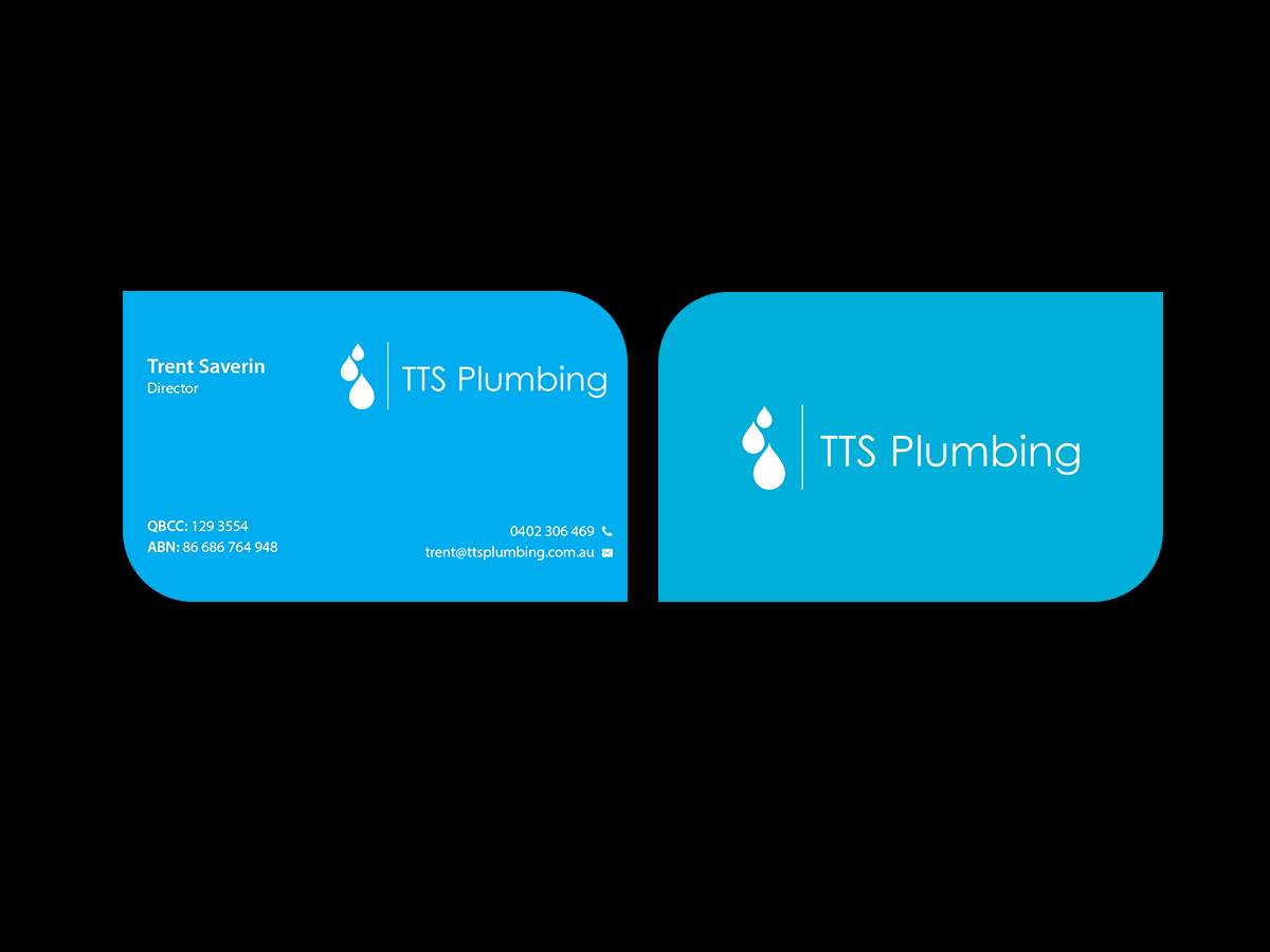 Business Card Design by Creations Box 2015 for TTS Plumbing and Drainage | Design #16325533