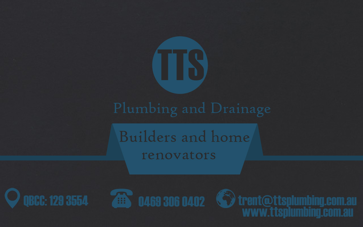 Business Card Design by VICKYU74 for TTS Plumbing and Drainage | Design #16282916