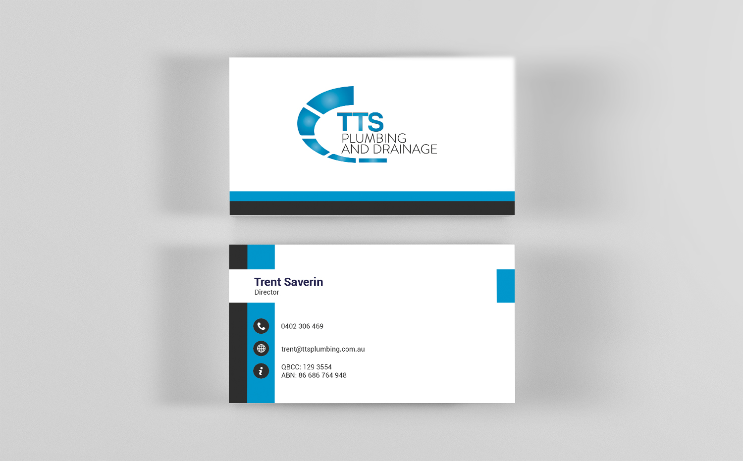 Business Card Design by isabel.paoli for TTS Plumbing and Drainage | Design #16290632