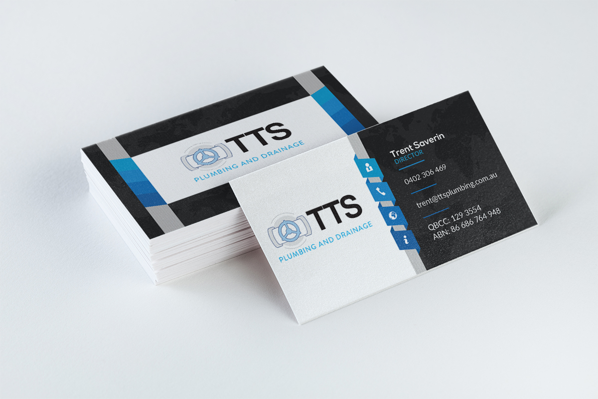 Business Card Design by isabel.paoli for TTS Plumbing and Drainage | Design #16290633