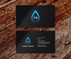 Business card design and logo for plumbing bussiness | Business Card Design by SS_Designs