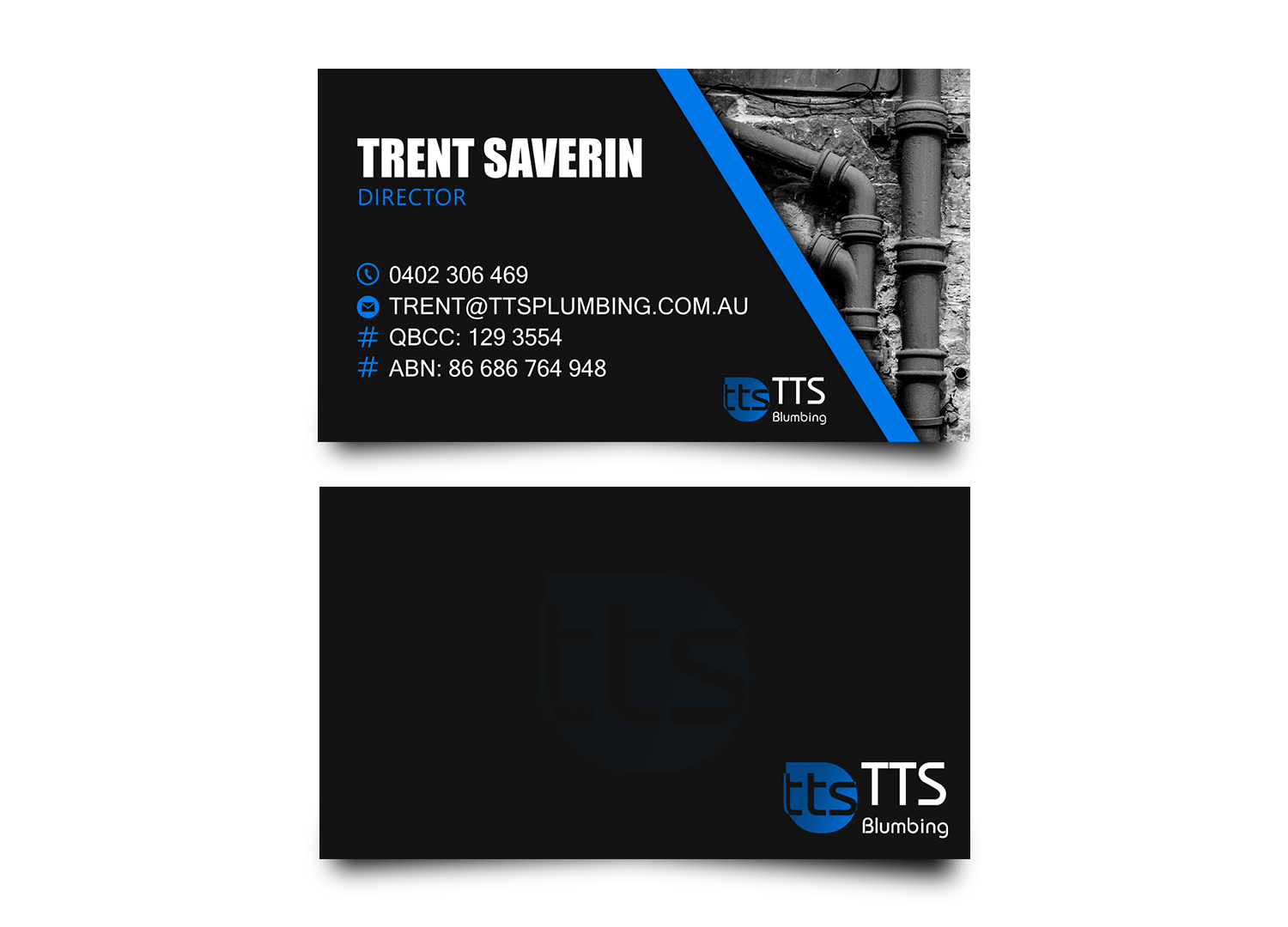 Visitenkarten-Design von Abdullah Abdeen für TTS Plumbing and Drainage | Design #16309319