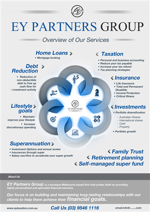 Brochure Design by uk for EY Partners Group | Design: #2716212