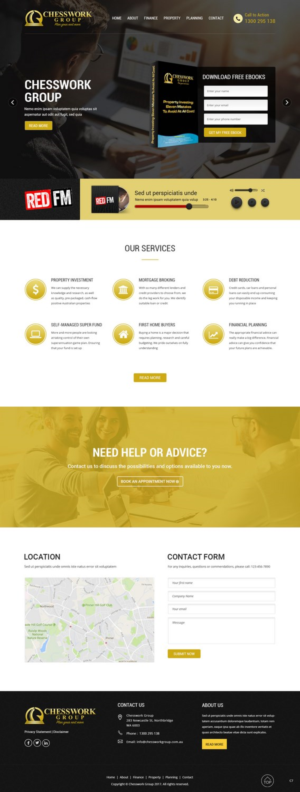 Diseño Web por pb para Chesswork Group | Diseño: #16307649