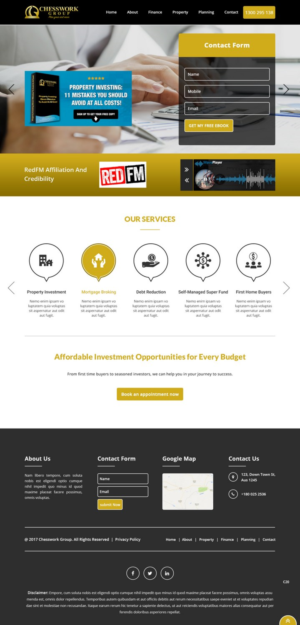 Diseño Web por pb para Chesswork Group | Diseño: #16307650