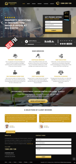 Diseño Web por pb para Chesswork Group | Diseño: #16321040