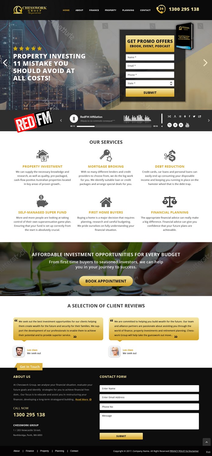 Web Design par pb pour Chesswork Group | Design #16331521