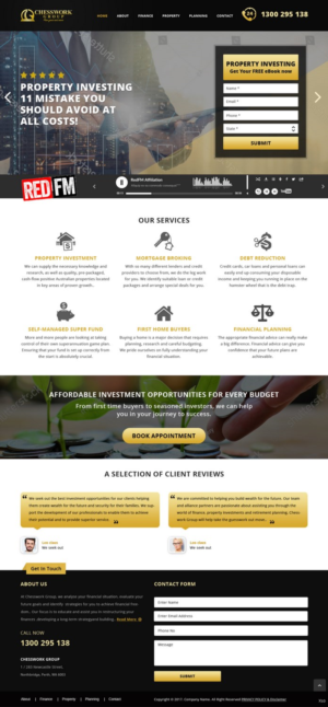 Diseño Web por pb para Chesswork Group | Diseño: #16342217