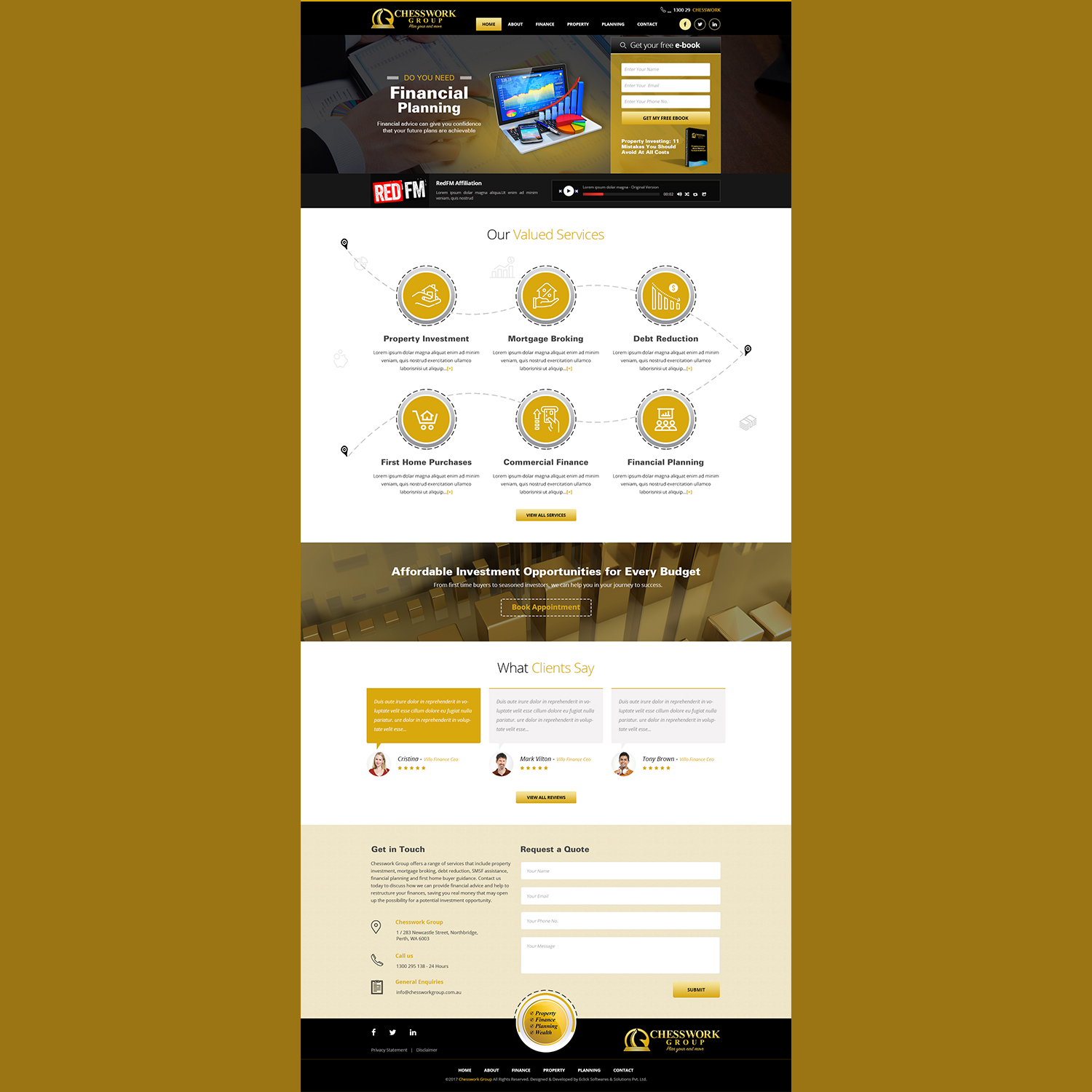 Diseño Web por Eclick Softwares para Chesswork Group | Diseño #16370263