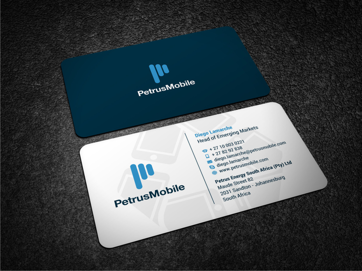 Business Card Design by Atvento Graphics for Petrus SA | Design #16288983
