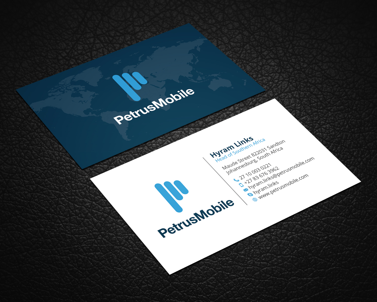 Business Card Design by Right_D for Petrus SA | Design #16296238