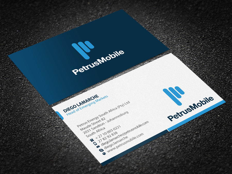 Business Card Design by Brand aid for Petrus SA | Design #16300963
