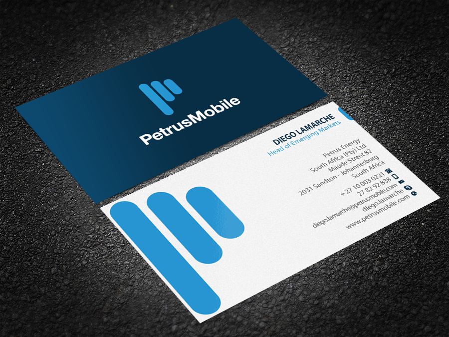 Business Card Design by Brand aid for Petrus SA | Design #16300965