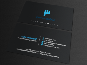 Business Card Design by chandrayaan.creative for Petrus SA | Design: #16300060
