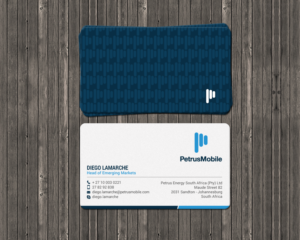 Business Card Design by chandrayaan.creative for Petrus SA | Design: #16300900