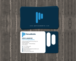 Business Card Design by chandrayaan.creative for Petrus SA | Design: #16301079