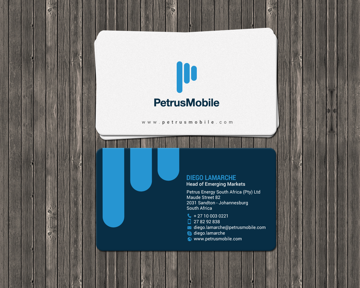 Diseño de Tarjeta de Presentación por chandrayaan.creative para Petrus SA | Diseño #16301083